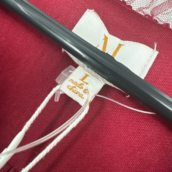 NEW M by MNK Tulle Trimmed Sequin Babydoll Swing Dress WOMEN'S LARGE - Picture 3 of 7